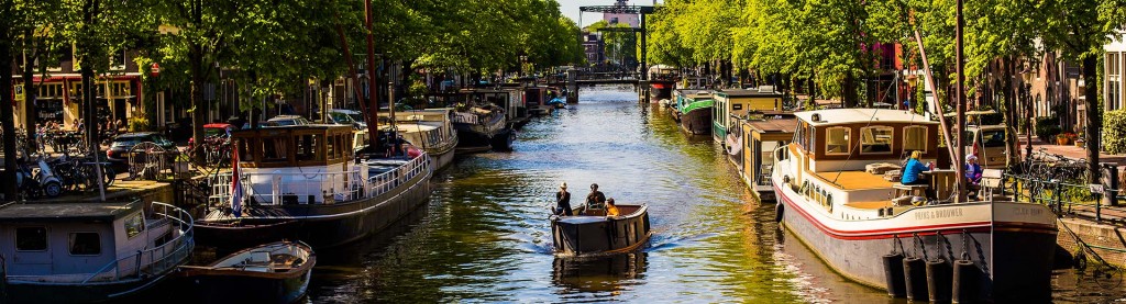 houseboats in Amsterdam